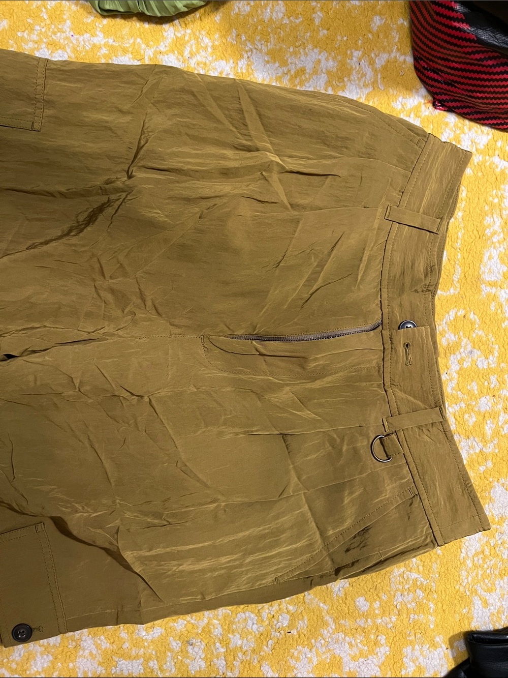 Madewell Olive Wide-Leg Trousers - Picture 6 of 6